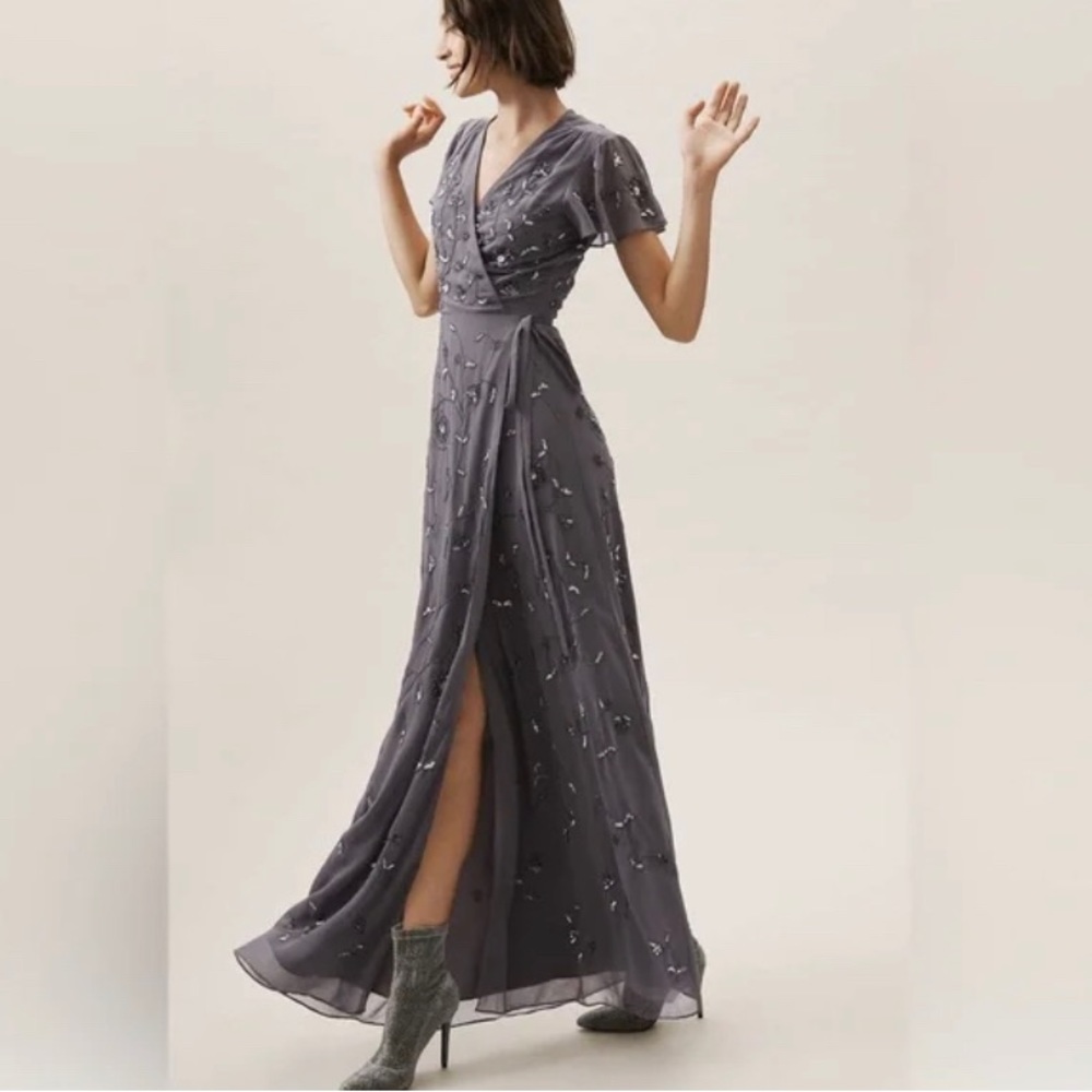 Anthropologie BHLDN Plymouth Wrap Dress. US SZ 16